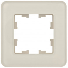 Рамка на 1 пост IEK Brite РУ-1-2-Бр стекло песчаный RE &mdash; Multielectrika