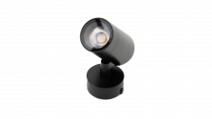 Накладной уличный светильник, 9Вт, 3000К, черный, DL-FS0012-9-BL-WW &mdash; Multielectrika