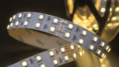 Лента светодиодная 28,8 Вт/м SMD5050, 24В, IP20, Теплый белый, 3М &mdash; Multielectrika