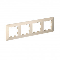 Рамка на 4 поста Systeme Electric AtlasDesign Air бежевый &mdash; Multielectrika