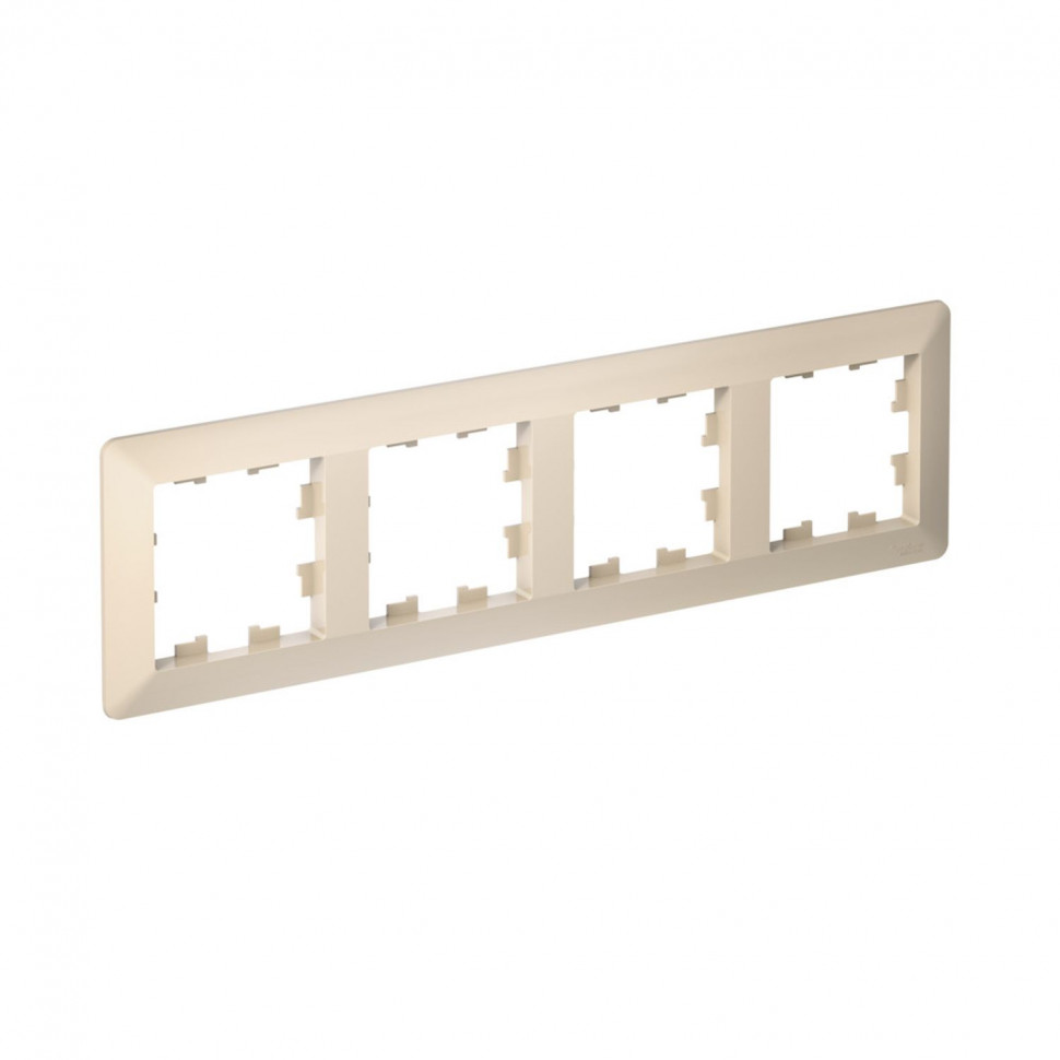 Рамка на 4 поста Systeme Electric AtlasDesign Air бежевый фото 1 — Multielectrika