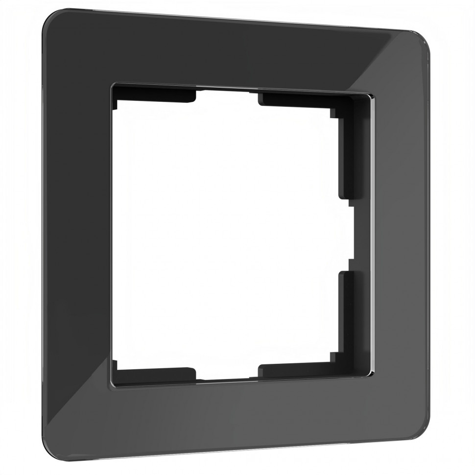 Рамка из акрила на 1 пост Acrylic черный W0012708 фото 1 &mdash; Multielectrika