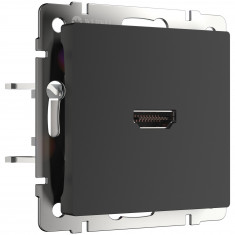 Розетка HDMI (черный матовый) W1186008 &mdash; Multielectrika