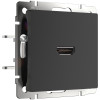 Розетка HDMI (черный матовый) W1186008 фото 1 &mdash; Multielectrika