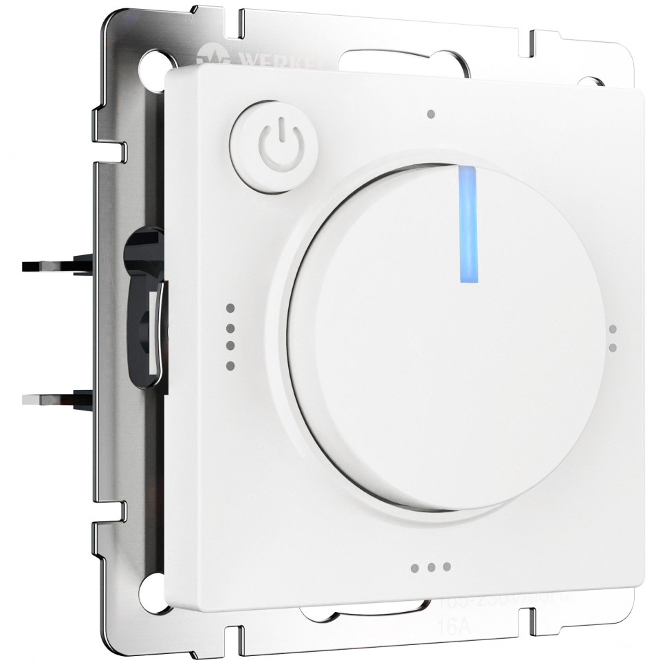 Терморегулятор электромеханический для теплого пола (белый матовый) W1151161 фото 1 &mdash; Multielectrika
