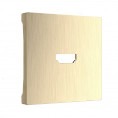 Накладка для розетки HDMI шампань рифленый WL10-HDMI-CP &mdash; Multielectrika