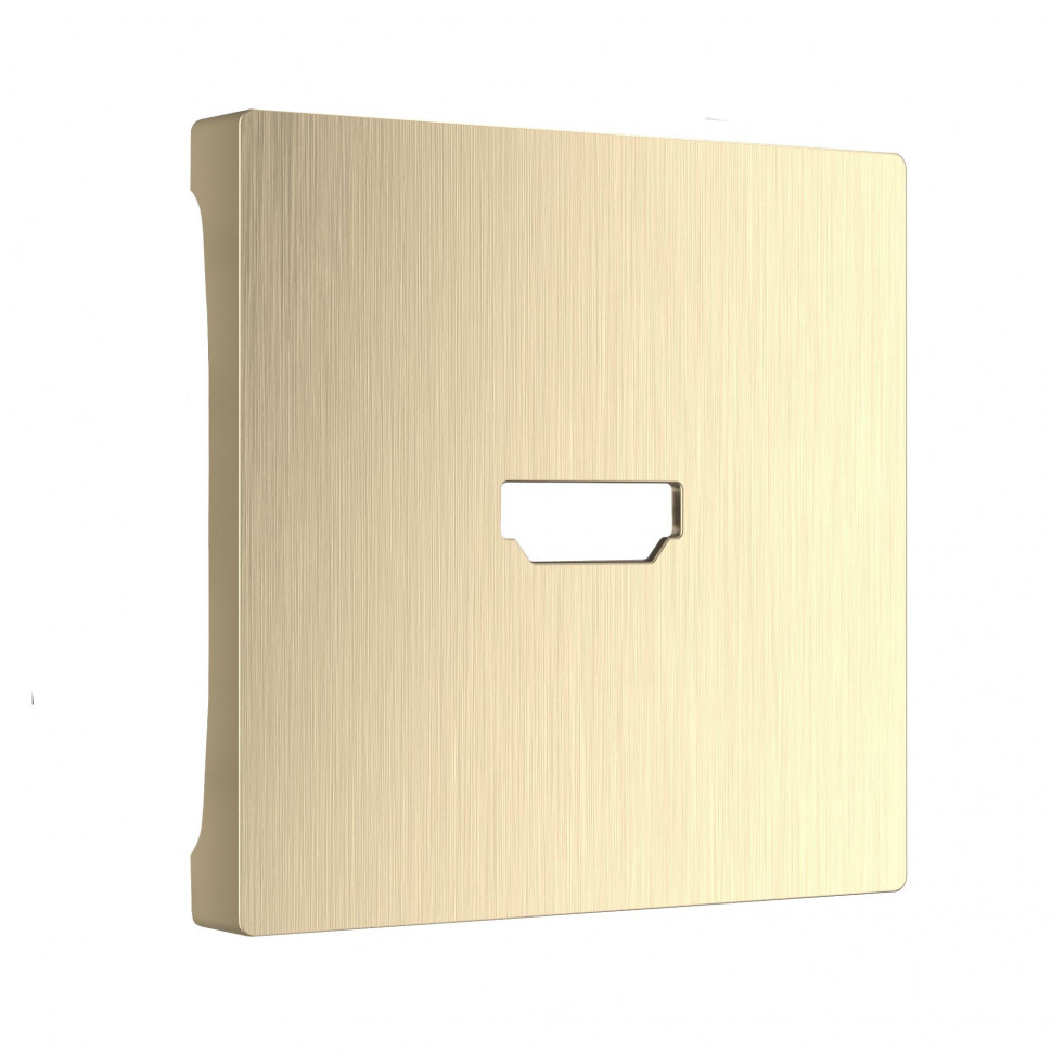 Накладка для розетки HDMI шампань рифленый WL10-HDMI-CP фото 1 &mdash; Multielectrika