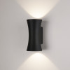 Уличный настенный светодиодный светильник Dual  IP54 1501 TECHNO LED чёрный фото 2 — Multielectrika