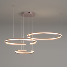 Умный подвесной светильник 90280/3 сатин-никель &mdash; Multielectrika