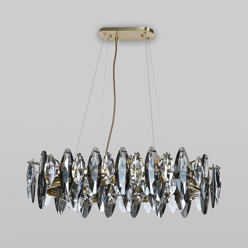 Умный подвесной светильник c хрусталем 372/8 Smart фото 1 — Multielectrika