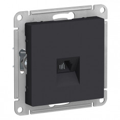 Розетка RJ-11 Schneider Electric Atlas Design карбон &mdash; Multielectrika