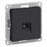 Розетка RJ-11 Schneider Electric Atlas Design карбон