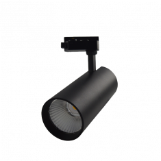 Спот для трековых систем черный 10W 4000K TL3P-BL-10-NW &mdash; Multielectrika