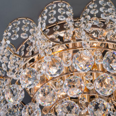 Потолочная люстра с хрусталем 16017/9 золото &mdash; Multielectrika