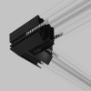 Коннектор угловой внутренний для шинопровода в натяжной потолок черный Slim Magnetic 85124/00 фото 7 — Multielectrika