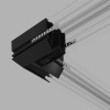Коннектор угловой внутренний для шинопровода в натяжной потолок черный Slim Magnetic 85124/00 фото 10 — Multielectrika