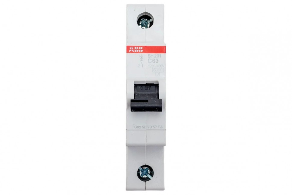 Автоматический выключатель 1-полюсной АВВ SH201 C63 фото 1 — Multielectrika