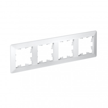 Рамка на 4 поста Systeme Electric AtlasDesign Air белый — Multielectrika