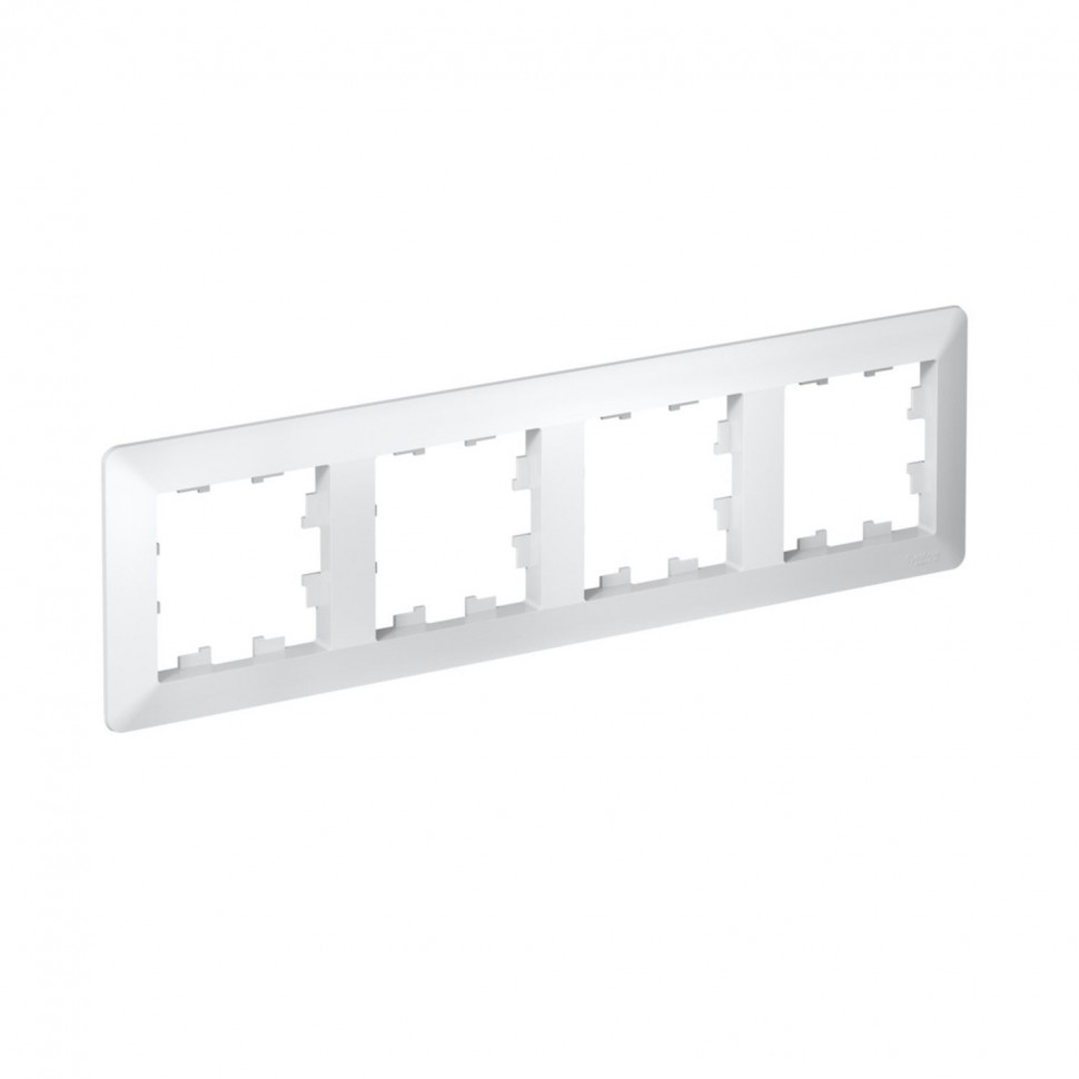 Рамка на 4 поста Systeme Electric AtlasDesign Air белый фото 1 — Multielectrika