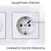 Рамка из акрила на 3 поста Acrylic белый W0032701 фото 5 &mdash; Multielectrika