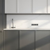 Рамка из стекла на 4 поста Favorit дымчатый W0041117 фото 2 &mdash; Multielectrika