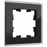 Рамка на 1 пост IEK Brite РУ-1-2-БрЧ стекло черный