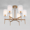 Потолочная люстра с абажурами 60132/6 латунь фото 3 &mdash; Multielectrika