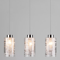 Светильник с тремя плафонами 50002/3 хром &mdash; Multielectrika