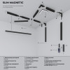 Slim Magnetic Трековый светильник с инновационной антибликовой решеткой 13W 4000K Kars черный 85524/01 фото 28 &mdash; Multielectrika
