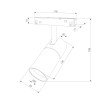 Slim Magnetic Трековый светильник с инновационной антибликовой решеткой 13W 4000K Kars черный 85524/01 фото 30 &mdash; Multielectrika