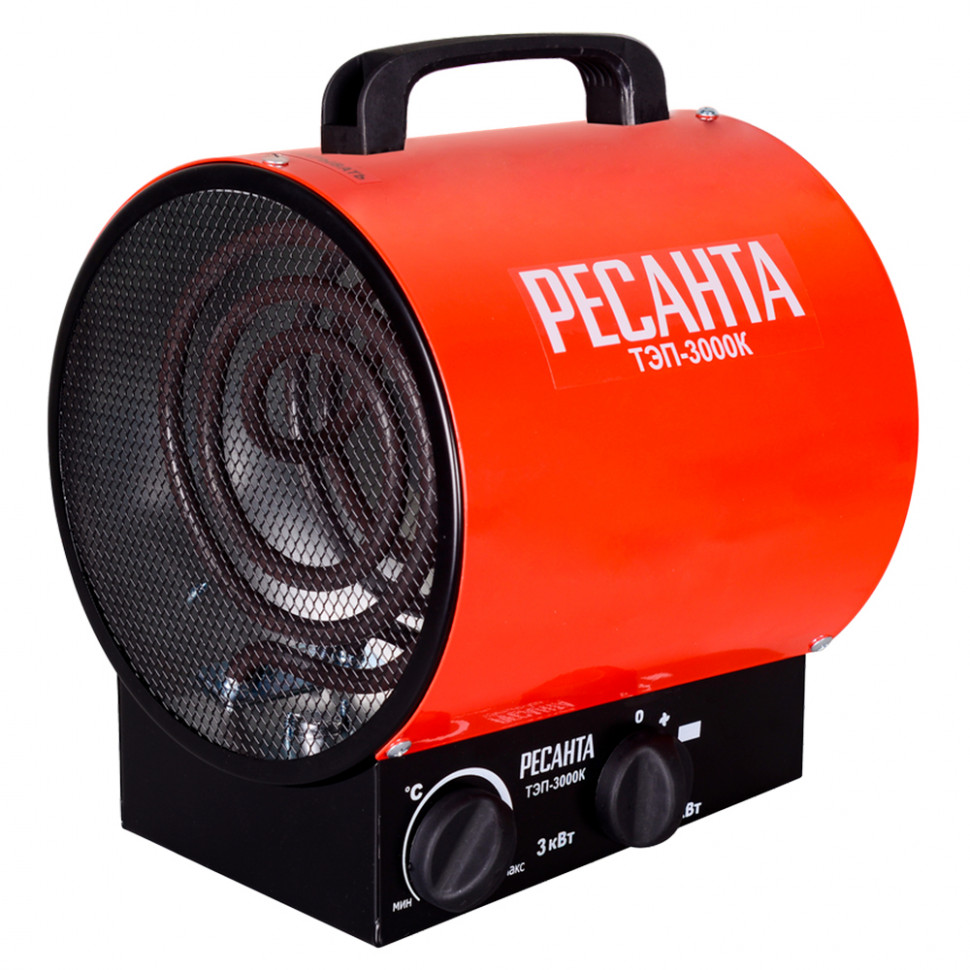 Тепловая электрическая пушка Ресанта ТЭП-3000К (круглая) фото 1 — Multielectrika