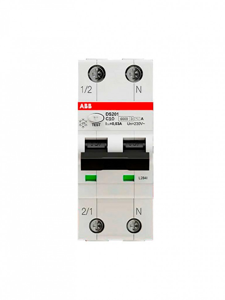 Автоматический выключатель дифференциального тока АВВ DS201 C10 A30 фото 1 — Multielectrika
