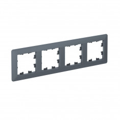 Рамка на 4 поста Systeme Electric AtlasDesign Air грифель &mdash; Multielectrika