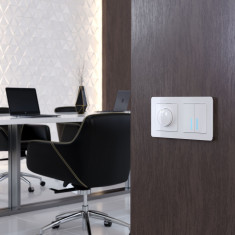 Рамка из акрила на 2 поста Acrylic белый W0022701 &mdash; Multielectrika