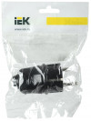 Вилка разборная IEK ВПп10-02-Ст прямая с з/к 16А черная фото 4 — Multielectrika