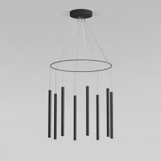 Светодиодный подвесной светильник с регулировкой высоты 301101 LED черный &mdash; Multielectrika