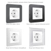 Розетка с заземлением, безвинтовой зажим (белая) W1171301 фото 15 — Multielectrika