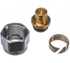 Концовка FAR для труб PEX 16х2.2, с накидной гайкой 1/2" FC 6075 58845 &mdash; Multielectrika
