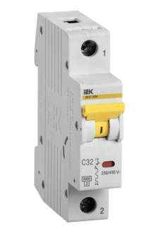 Автоматический выключатель ВА 47-60M 1Р 32А 6 кА характеристика С IEK MVA31-1-032-C &mdash; Multielectrika