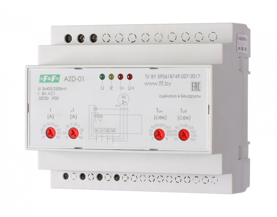 Реле защиты электродвигателей многофункциональный AZD-01 фото 1 — Multielectrika