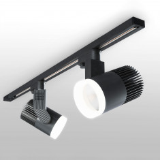 Трековый светильник для однофазного шинопровода Accord черный 30W 4200K (1 шт.) LTB37 &mdash; Multielectrika