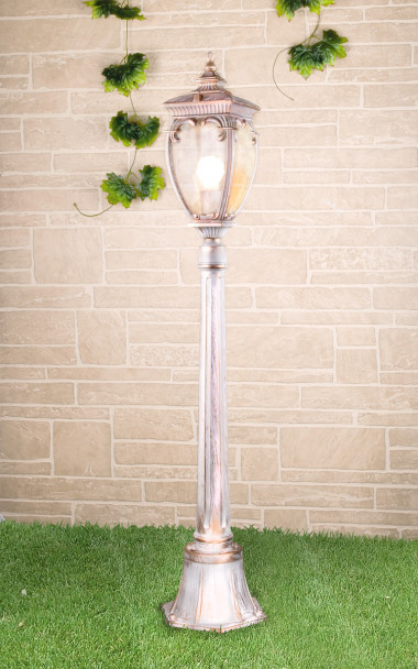 Уличный светильник на столбе Andromeda F черное золото IP44 GLYF-8024F черное золото — Multielectrika