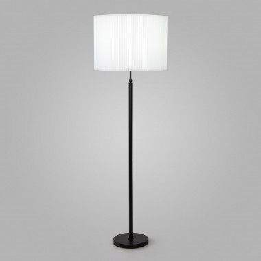 Напольный светильник с тканевым абажуром 01163/1 черный — Multielectrika