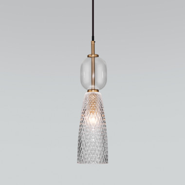 Подвесной светильник со стеклянным плафоном 50211/1 прозрачный — Multielectrika