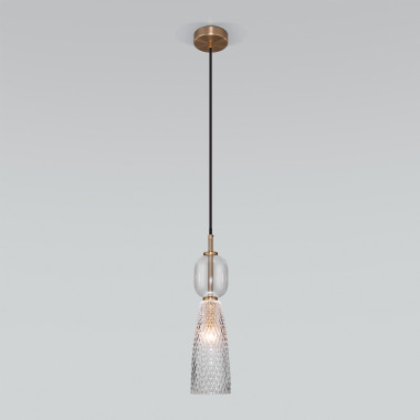 Подвесной светильник со стеклянным плафоном 50211/1 прозрачный — Multielectrika