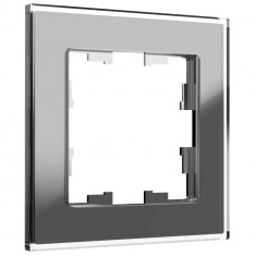 Рамка на 1 пост IEK Brite РУ-1-2-БрСе стекло серый &mdash; Multielectrika