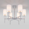 Классическая люстра с абажурами 60132/6 хром фото 3 — Multielectrika