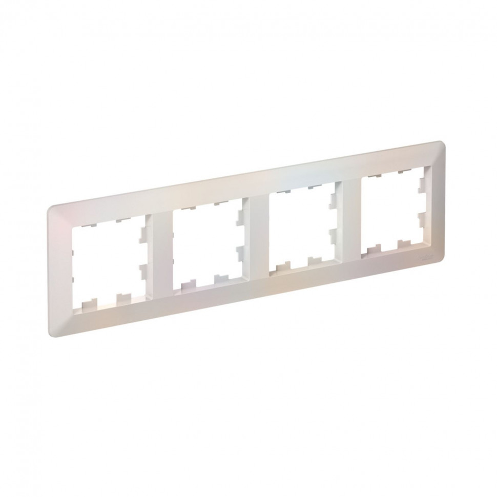 Рамка на 4 поста Systeme Electric AtlasDesign Air жемчуг фото 1 — Multielectrika