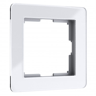 Рамка из акрила на 1 пост Acrylic белый W0012701 &mdash; Multielectrika