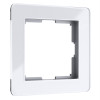 Рамка из акрила на 1 пост Acrylic белый W0012701 фото 1 &mdash; Multielectrika